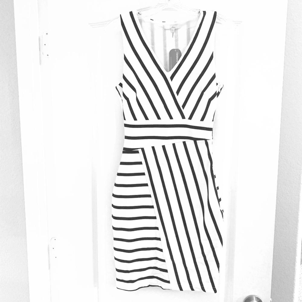Black and white dress